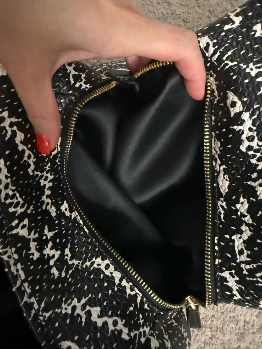 Coach Madison Python Embossed Shoulder Bag - Picture 7 of 8
